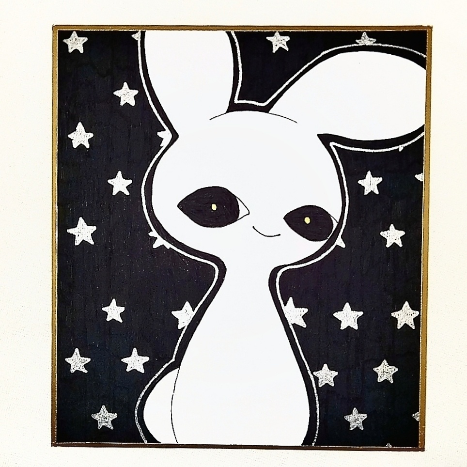 ギタイちゃんの色紙💎‎𖤐 ̖́-‬