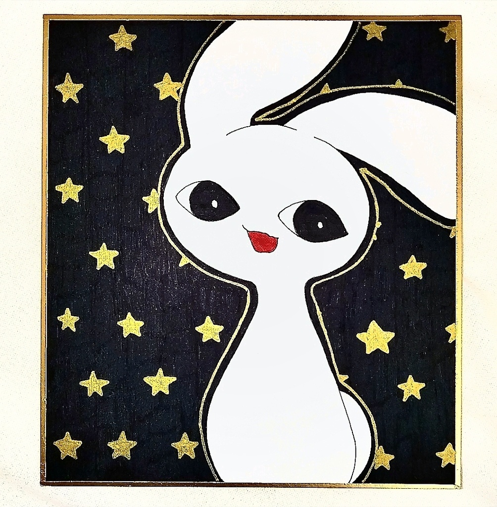 ギタイちゃんの色紙👑𖤐 ̖́-