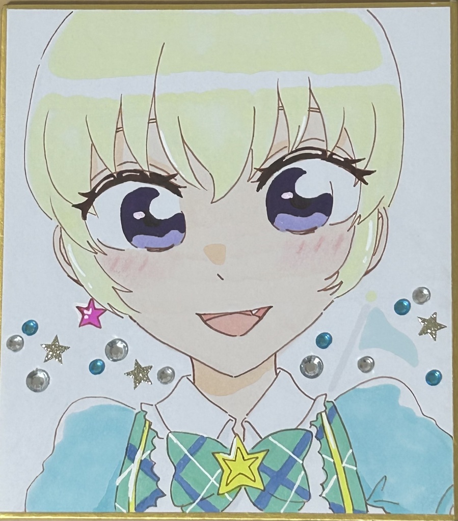 服部ユウ ミニ色紙
