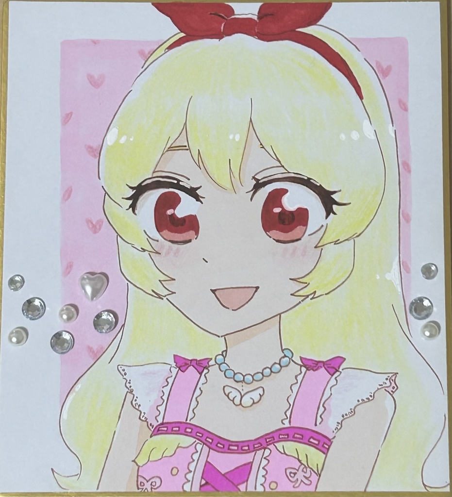 星宮いちご ミニ色紙