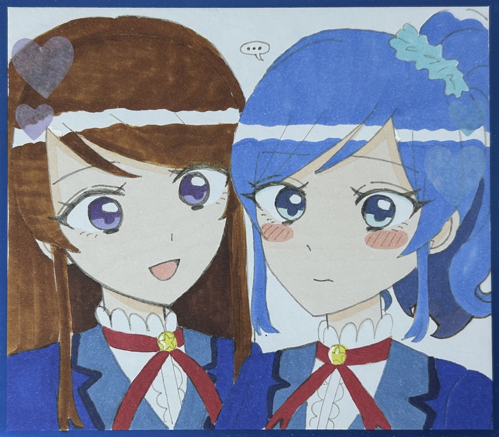 蘭あおミニ色紙1