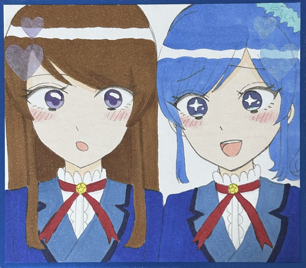 蘭あおミニ色紙2