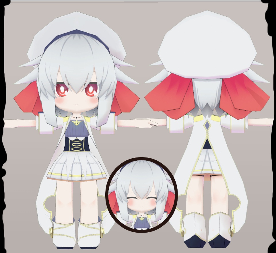 SD須藤日【オリジナル3Dモデル】