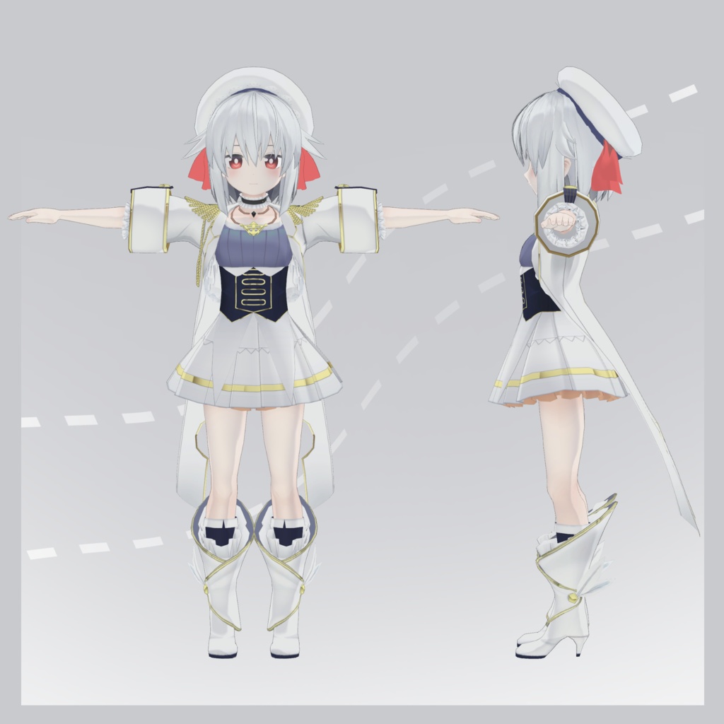 須藤日ちゃん【オリジナル3Dモデル】