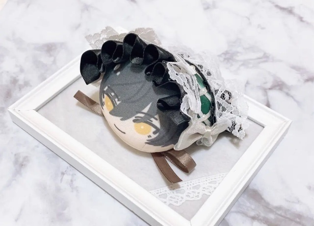 ぬい用 ヘッドドレス おまんじゅう もちマス グリーン 