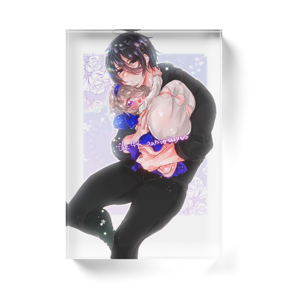 4周年アクリルブロック