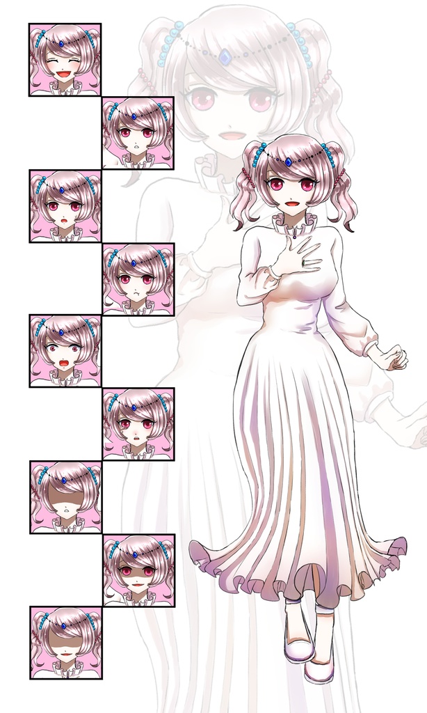 【立ち絵】お姫様みたいな子