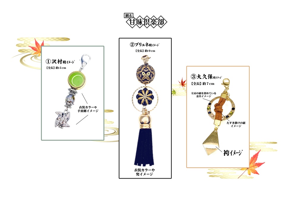 沢村・ブリュネ・大久保 殿 (ローニン) イメージチャーム