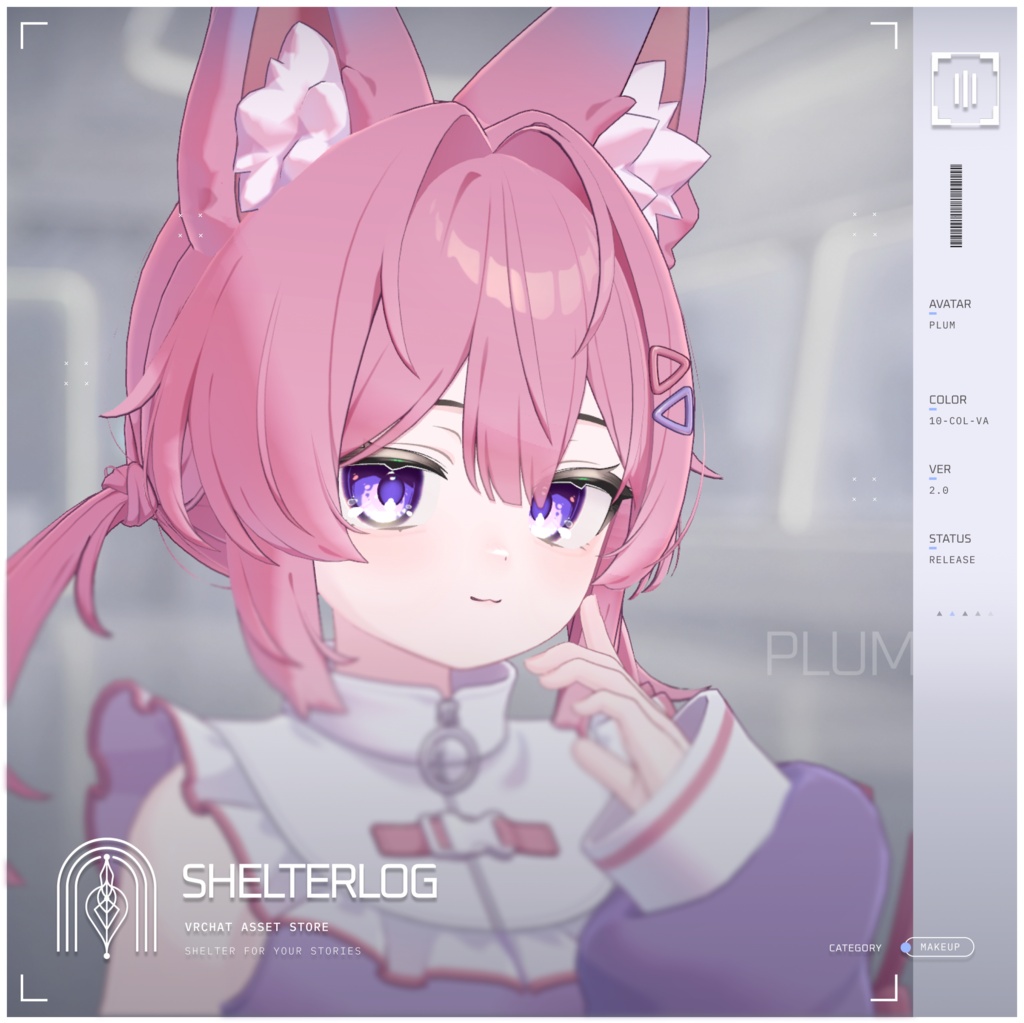 【18アバター対応】【Eye & Makeup Texture】 Noise 00 - Ver.2.0 UPDATE!!