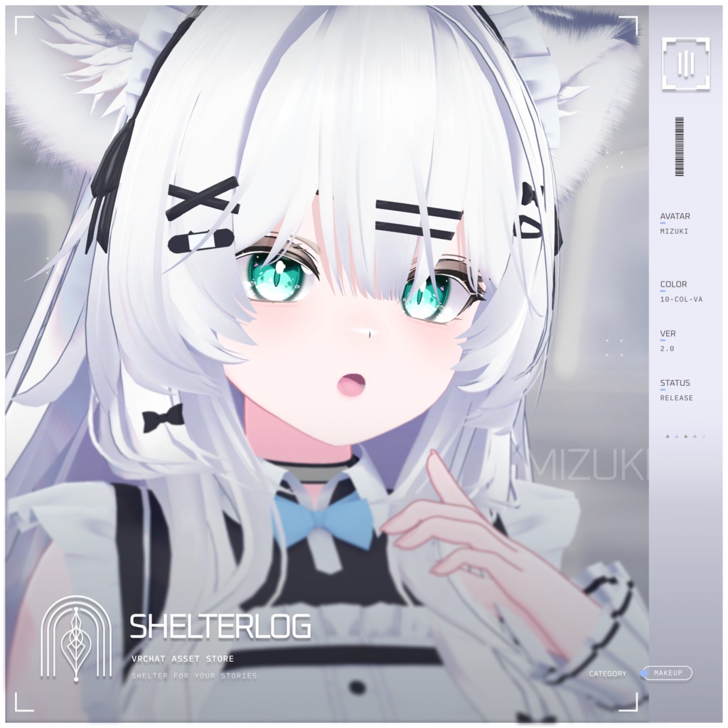 【16アバター対応】【Eye & Makeup Texture】 Noise 00 - Ver.2.0 UPDATE!!