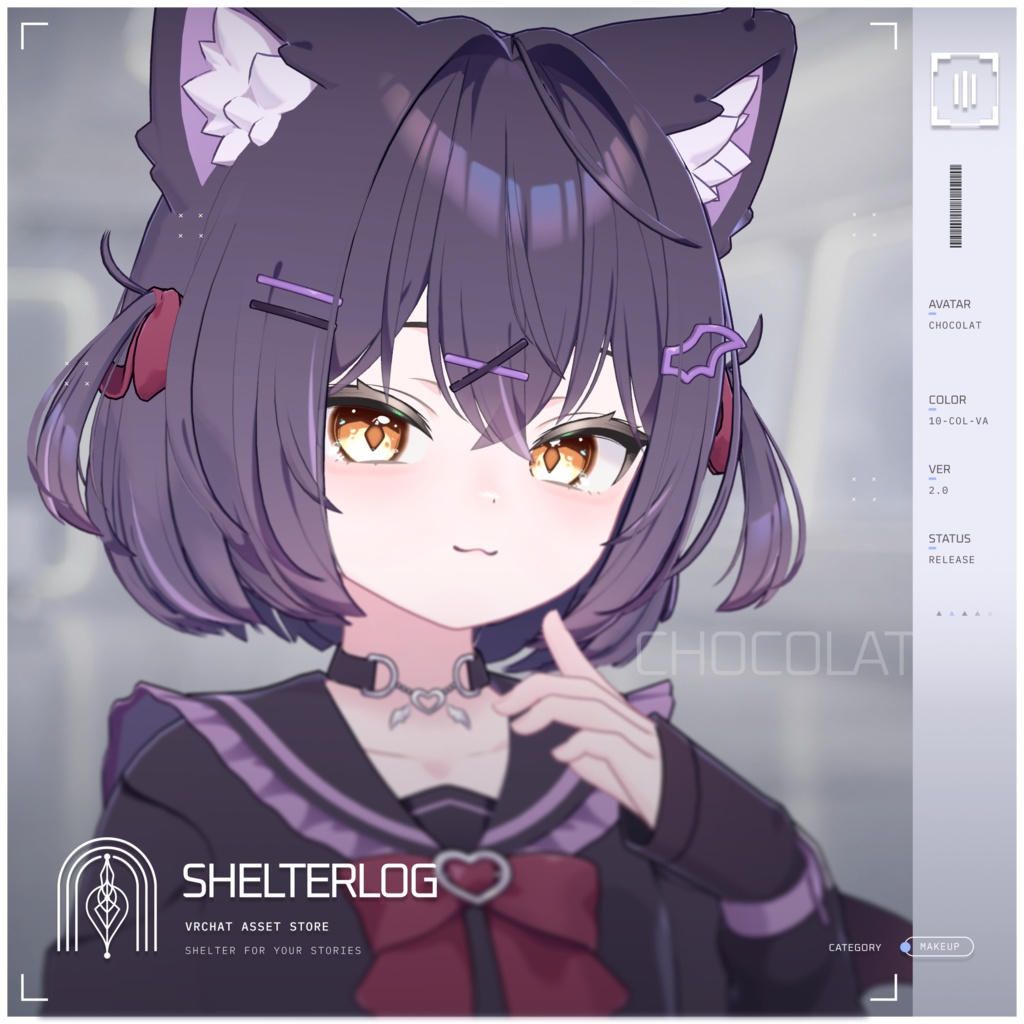 【16アバター対応】【Eye & Makeup Texture】 Noise 00 - Ver.2.0 UPDATE!!