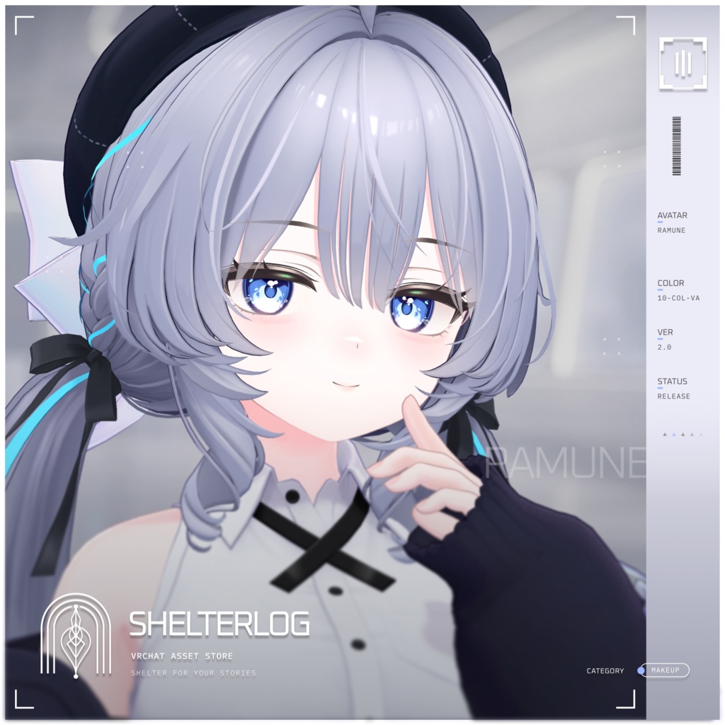 【16アバター対応】【Eye & Makeup Texture】 Noise 00 - Ver.2.0 UPDATE!!