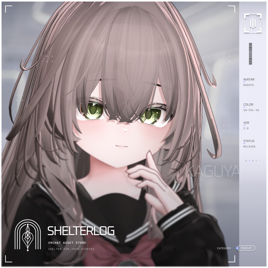 【19アバター対応】【Eye & Makeup Texture】 Noise 00 - Ver.2.0 UPDATE!!