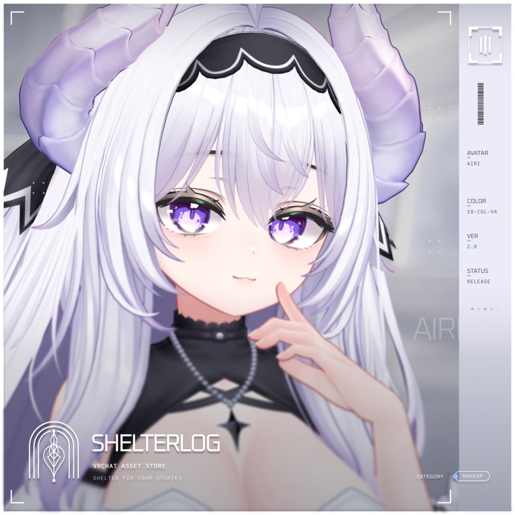 【16アバター対応】【Eye & Makeup Texture】 Noise 00 - Ver.2.0 UPDATE!!
