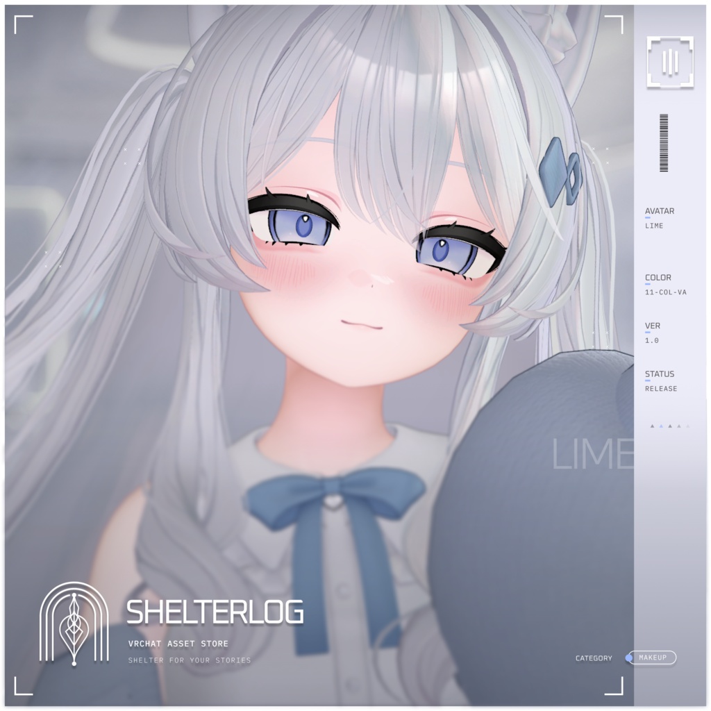【19アバター対応】【Eye & Makeup Texture】 Relax 00