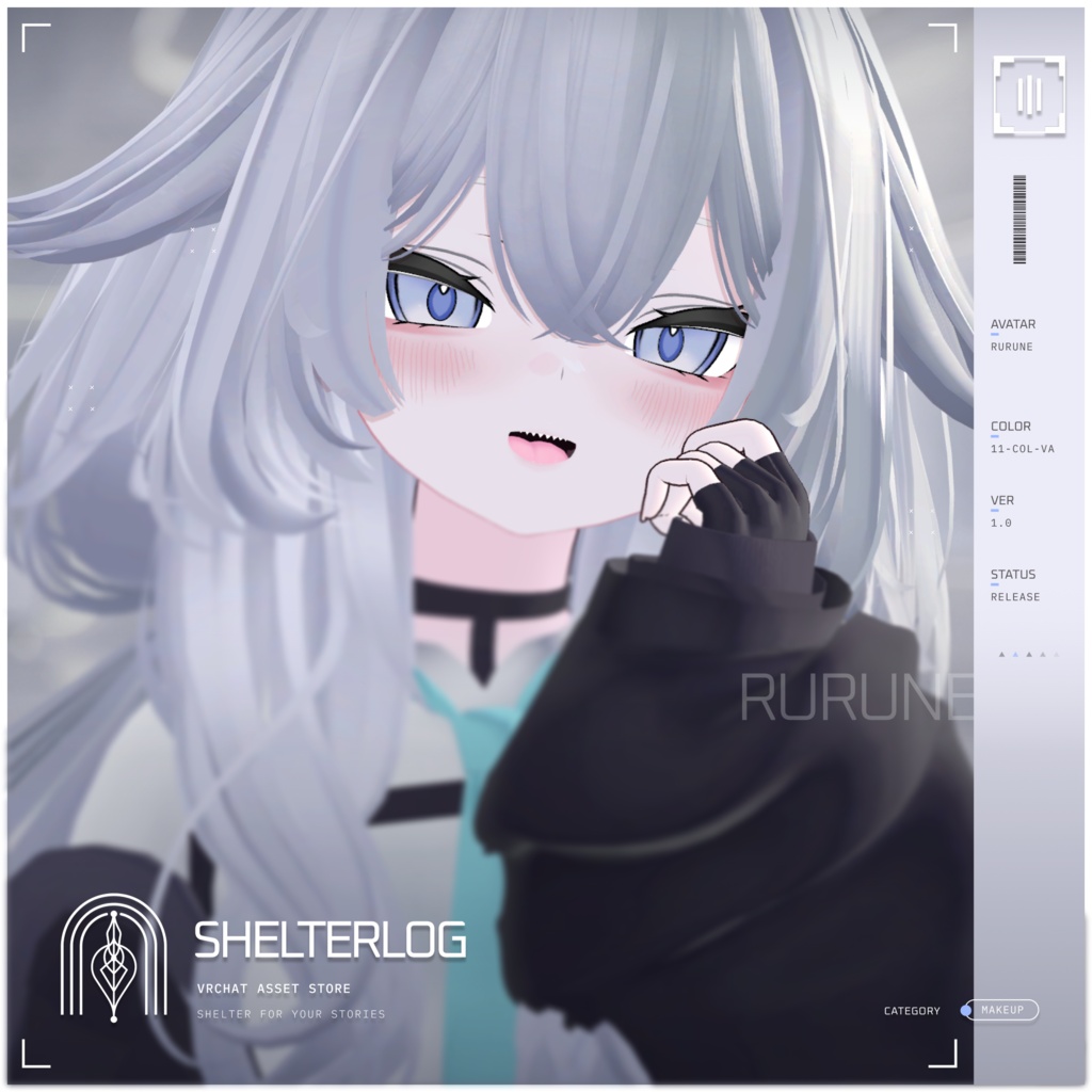 【19アバター対応】【Eye & Makeup Texture】 Relax 00