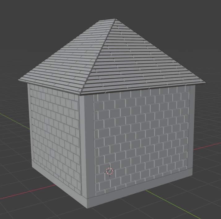 【Blender】面を選択してレンガや瓦、森などが“量産”できるアドオン_FillToon