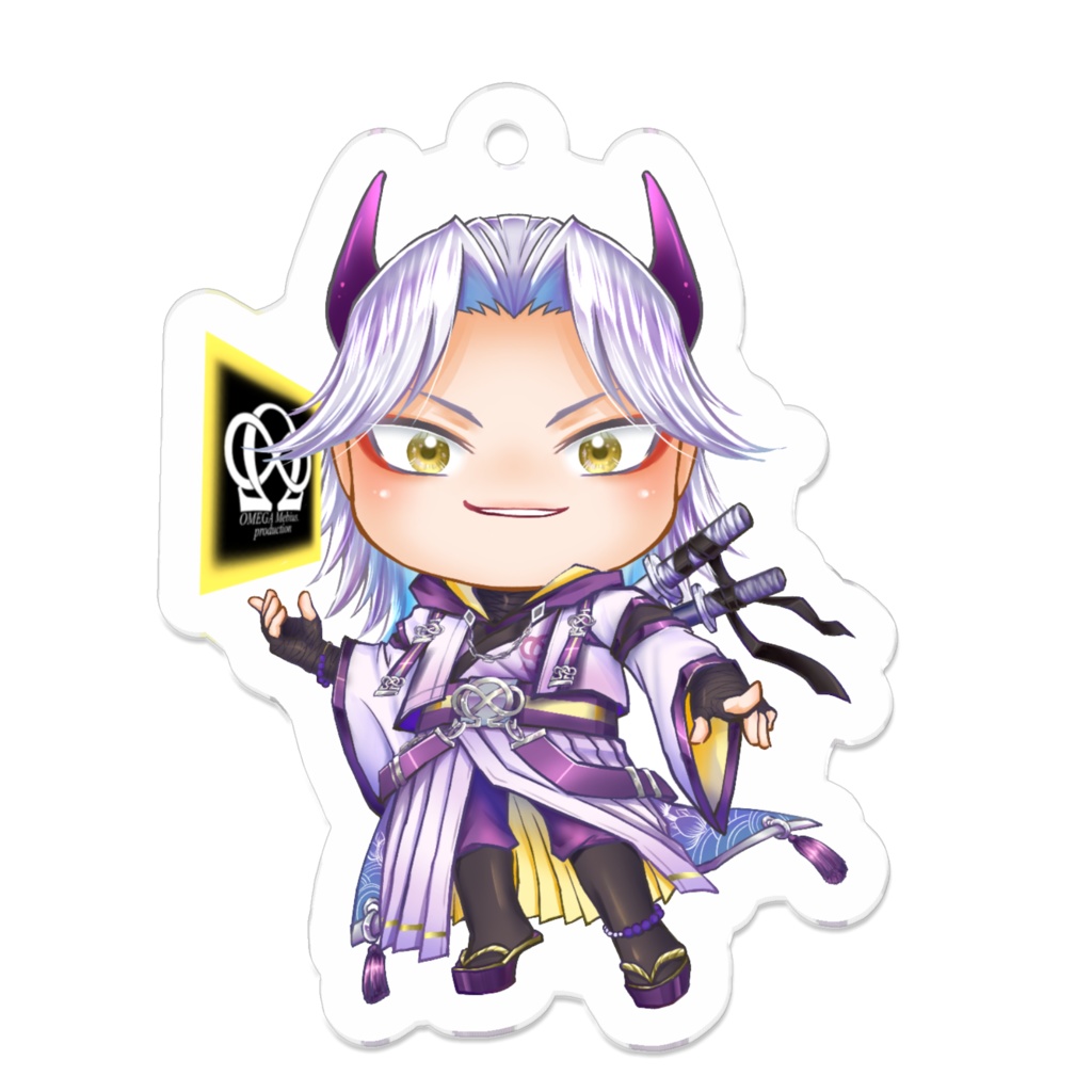 啼神流雨5cmアクリルキーホルダー