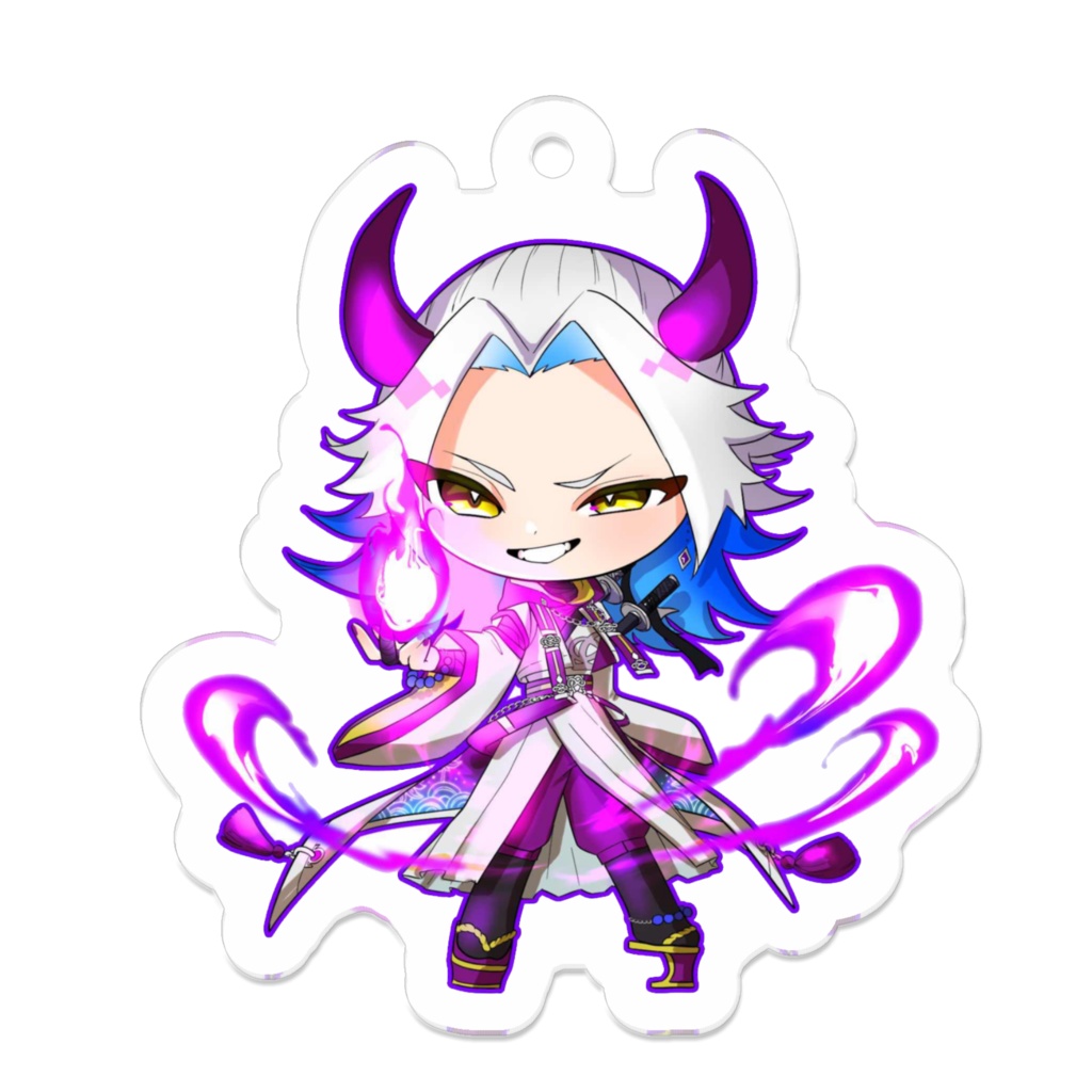 啼神流雨5cmアクリルキーホルダー