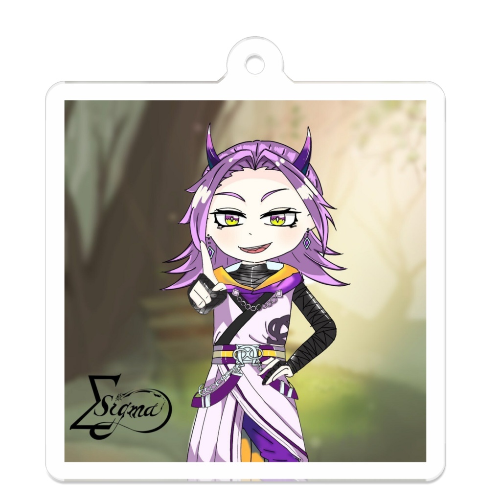 啼神流雨5cmアクリルキーホルダー