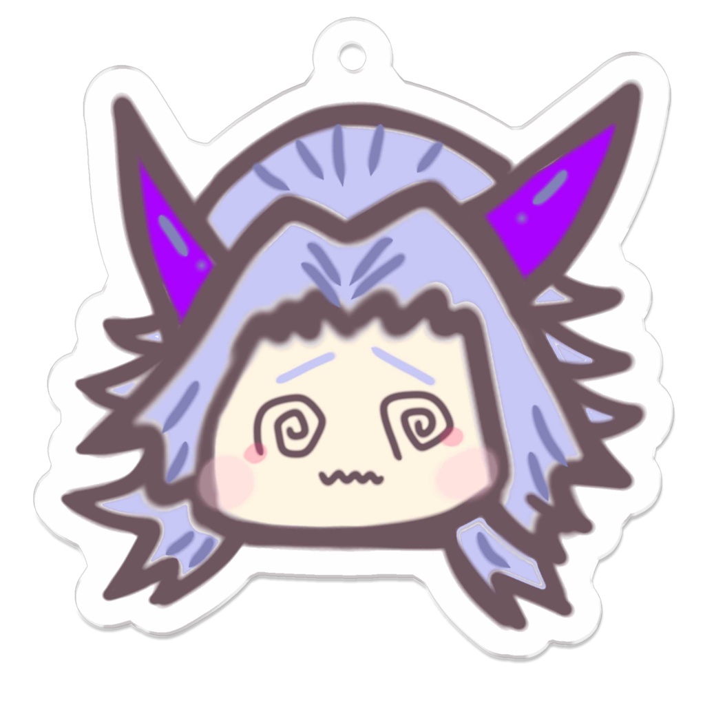 おめが社長5cmアクリルキーホルダー