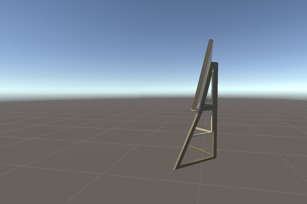 【VRchat向け】ウェルカムボード ローポリ