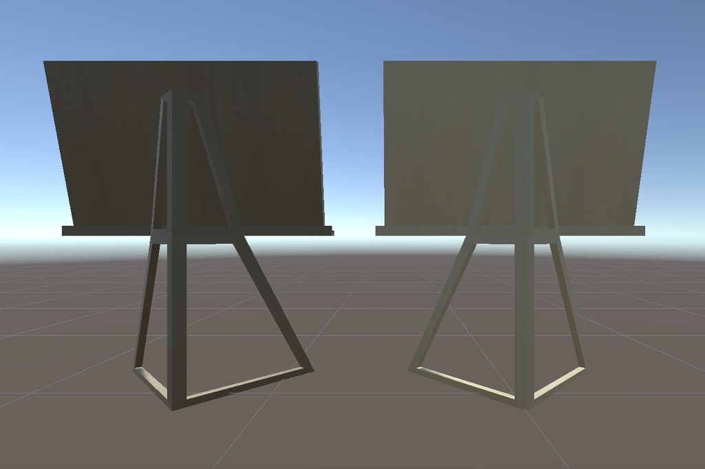 【VRchat向け】ウェルカムボード ローポリ