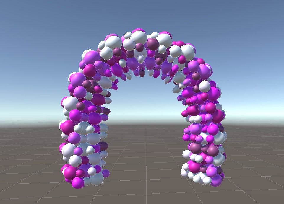 【VRchat向け】バルーンゲート カラバリあり