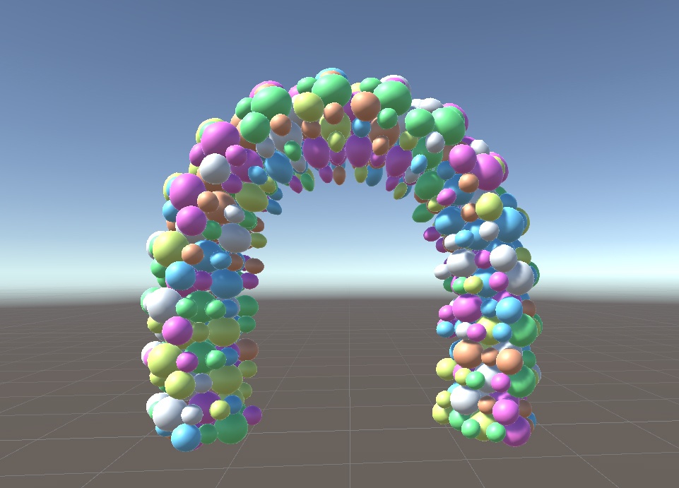 【VRchat向け】バルーンゲート カラバリあり