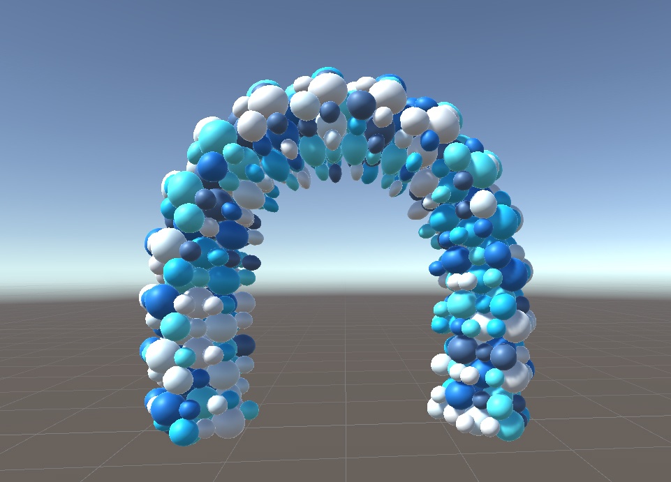 【VRchat向け】バルーンゲート カラバリあり