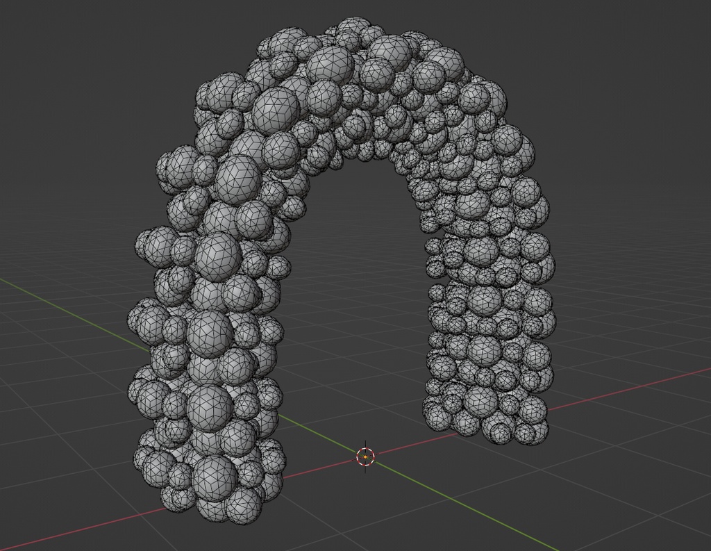 【VRchat向け】バルーンゲート カラバリあり