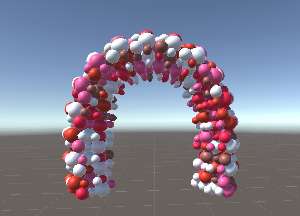 【VRchat向け】バルーンゲート カラバリあり