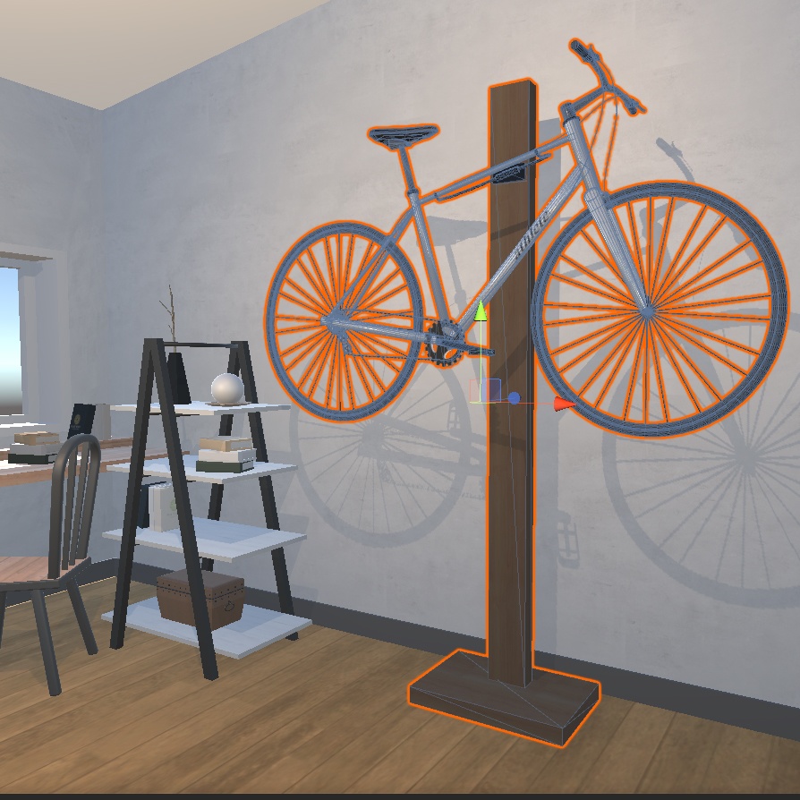 7/28更新【VRchat向け】クロスバイク ハイスタンド付き ※カラー4種類有り