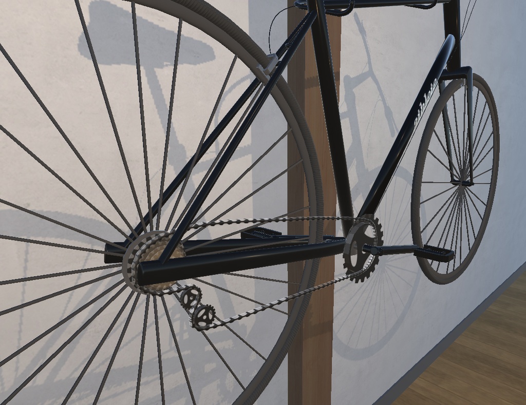 7/28更新【VRchat向け】クロスバイク ハイスタンド付き ※カラー4種類有り