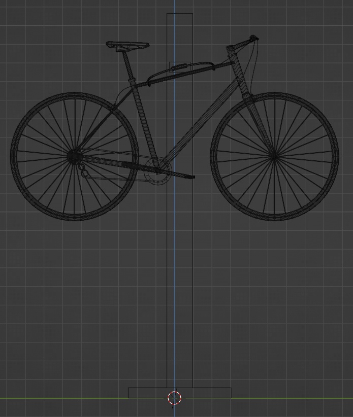 7/28更新【VRchat向け】クロスバイク ハイスタンド付き ※カラー4種類有り