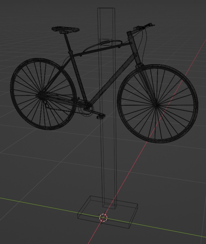 7/28更新【VRchat向け】クロスバイク ハイスタンド付き ※カラー4種類有り