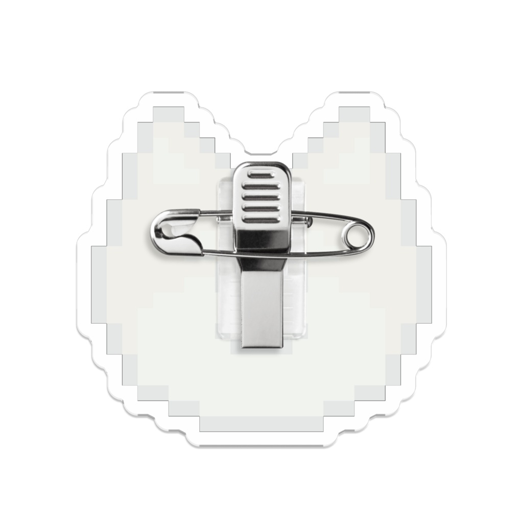 【柴犬】ドット絵アクリルバッジ