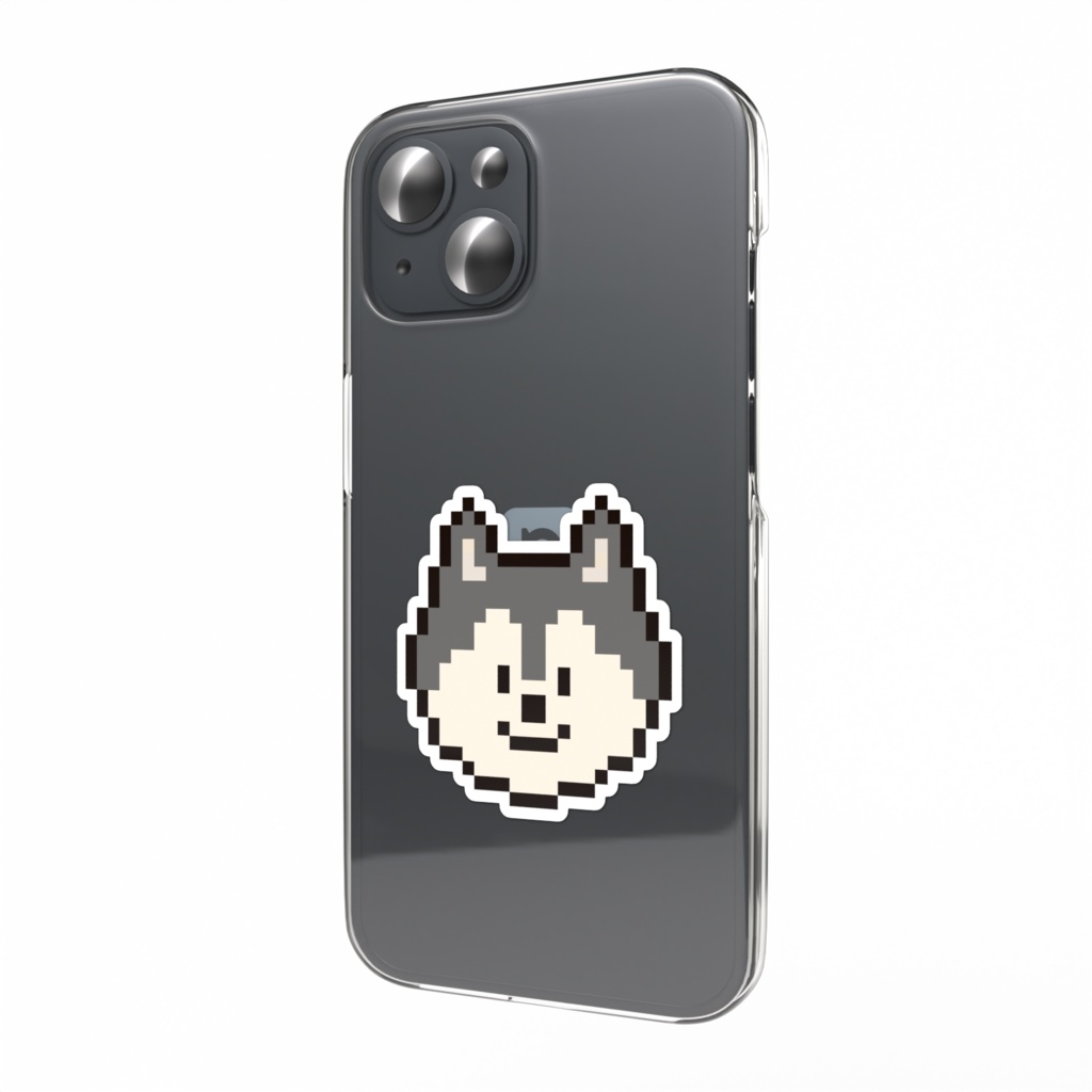 【シベリアンハスキー】スマホステッカー
