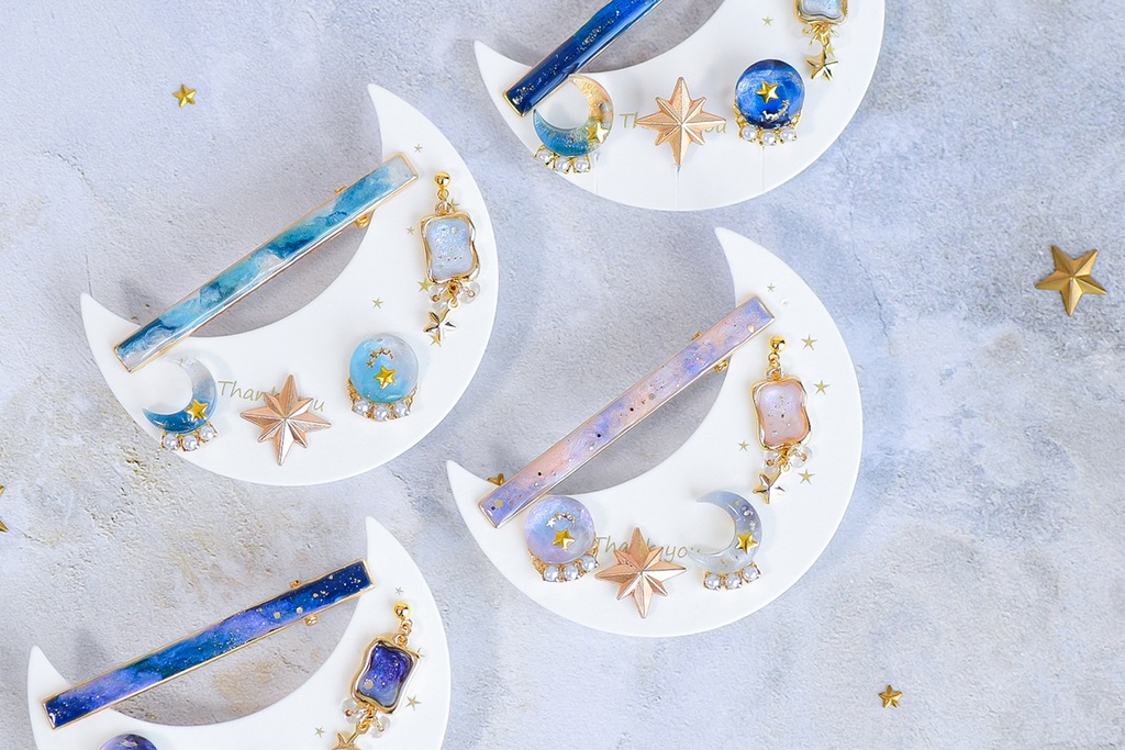 月と星のおめかしセット