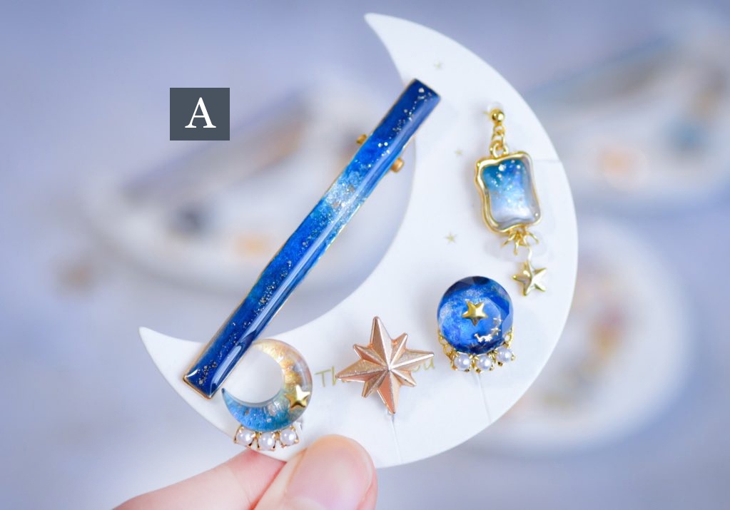 月と星のおめかしセット