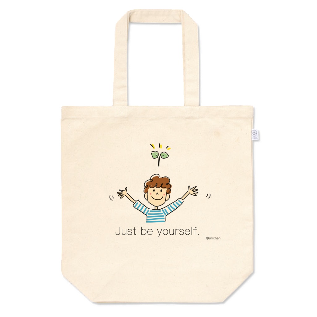 Just be yourself トートバッグ