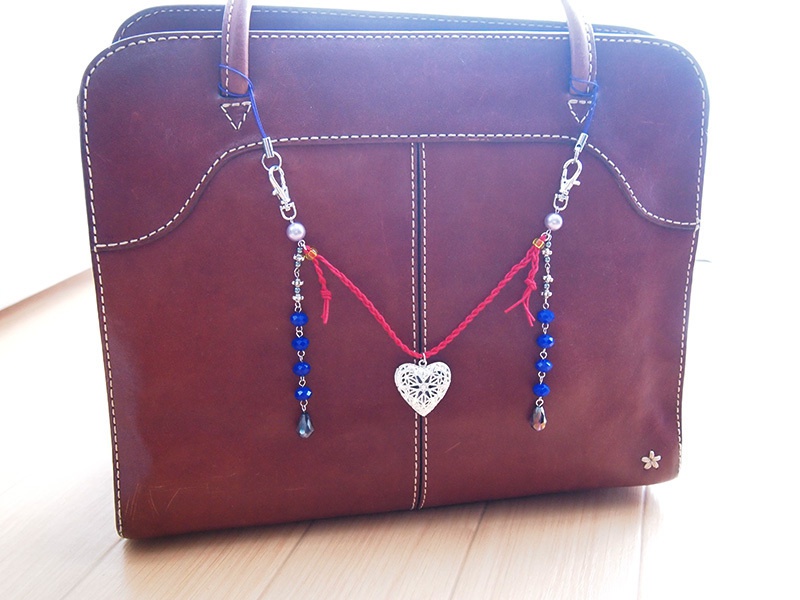 【TOH】クンツァイトイメージバッグチャーム