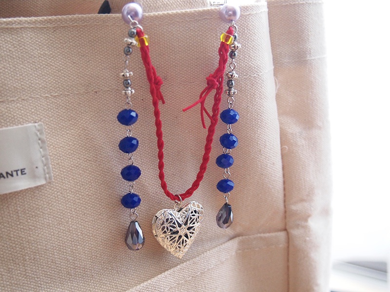 【TOH】クンツァイトイメージバッグチャーム