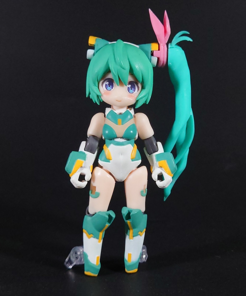 ガデ子リボン+サイドテール（デスクトップアーミーシルフィーⅡ対応）