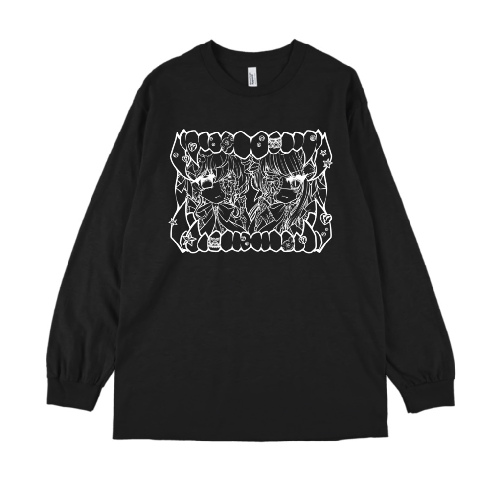 ロンT ブラック