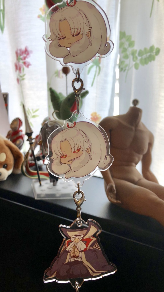 天草くん生首アクリルチャーム