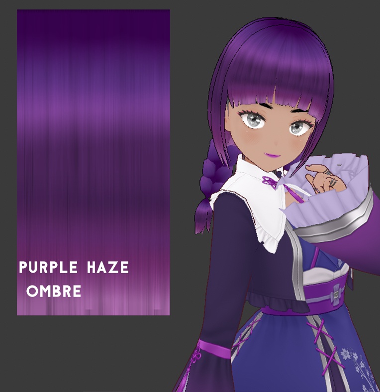Hair Color w/Texture: Purple Haze