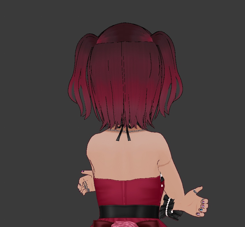 Hair Color w/Texture: Blood & Wine