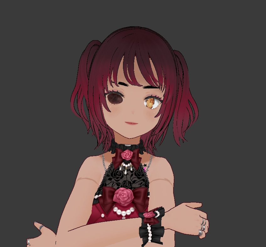 Hair Color w/Texture: Blood & Wine