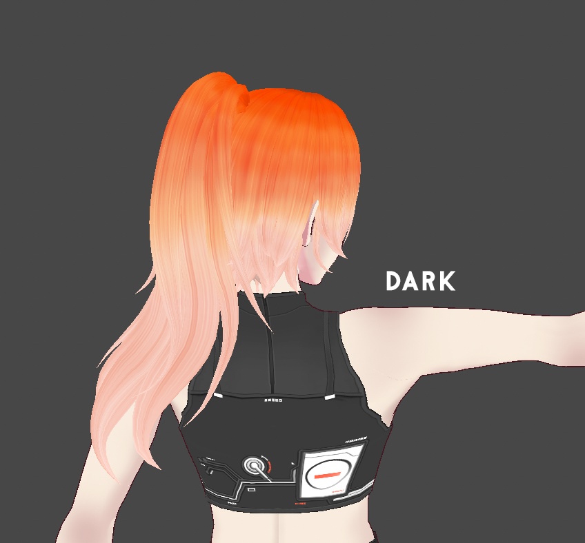 FREE Hair color w/texture: Orange Sunset